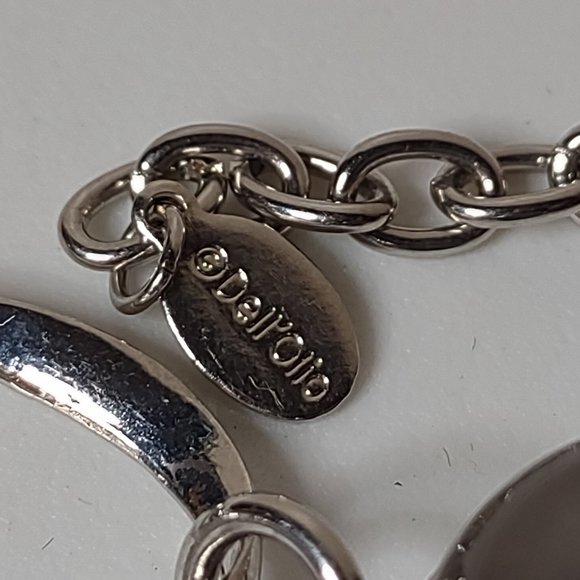 Long 41 Inch Dell'Olio Necklace With Large Clear Plastic Beads - Picture 11 of 12